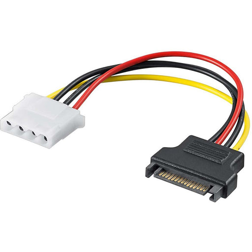 Goobay - PC-Kabel PC Stromkabel/Stromadapter 93634 gelb