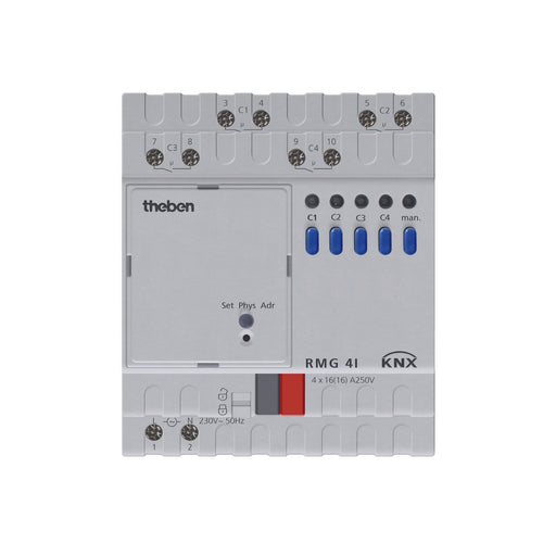 Theben - Bussystem-Schaltaktor Schaltaktor RMG 4 I KNX 100-240V AC