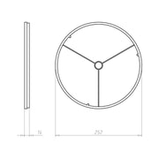 Kaiser - Zubehör/Ersatzteile für Leuchteneinbaugehäuse Frontring 1293-86 240mm f.Sichtbeton
