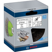Bosch - Rotierende Drahtbürste PRO Stainless Steel clean 2608622102 Topfbürste 75 x 0,3