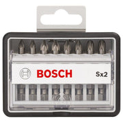 Bosch - Bit-Set 8-tlg. Schrauberbit-Set, 2607002557 Robust Line Sx PZ