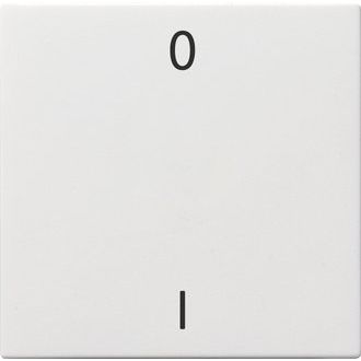 Gira - Zubehör/Ersatzteile für Installationsschalterprogramme Wippe Aufdruck 1/0 System 361503 55 Reinweiß
