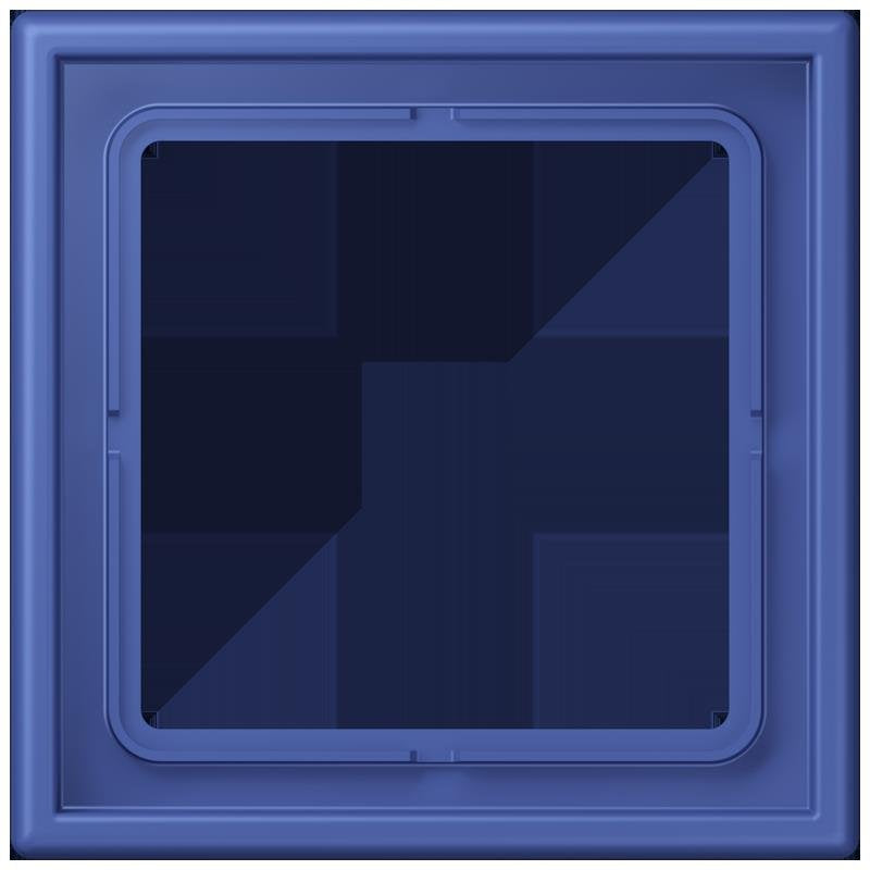 Jung - Abdeckrahmen Rahmen 1-fach LC 981 206 bleu outremer 31