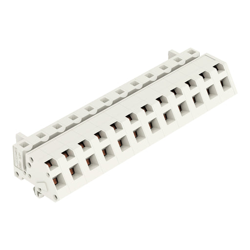 WAGO - Kabelsteckverbinder für Leiterplattensteckverbinder 1-Leiter Federleiste 721-342/008-000 CAGECLAMP 2,5mm²,lgr − 25 Stück