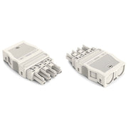 WAGO - Steckverbinder für steckbare Gebäudeinstallation Buchse 770-124 2x0,5-4mmq weiß − 25 Stück