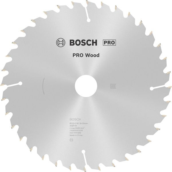 Bosch - Kreissägeblatt PRO Wood Kreissägeblatt, 2608640628 230 x 2,8 x 30 mm