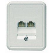 Telegärtner - Kommunikationsanschlussdose Kupfer Anschlussdose Cat.6 apws 100023000 UMJ45 8/8 K AP − 5 Stück