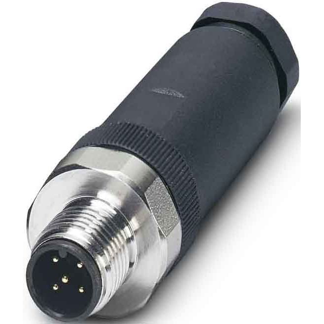 Phoenix Contact - Rundsteckverbinder, feldkonfektionierbar (Industriesteckverbinder) Sensor-/Aktor-Stecker SACC-M12MS- #1553190