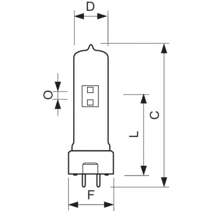 Philips Lighting - Studio-, Projektions- und Fotolampe Speziallampe MSD 250/2 30H 8100K