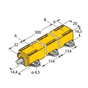 Turck - Wegsensor Induktiver Linearwegsensor LI300P1-Q1 #1590759