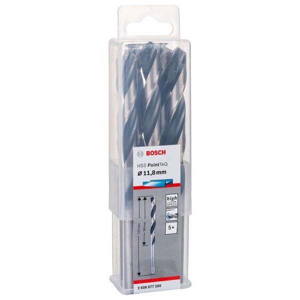 Bosch - Bohrer Metallspiralbohrer HSS 2608577286 PointTeQ DIN 338
