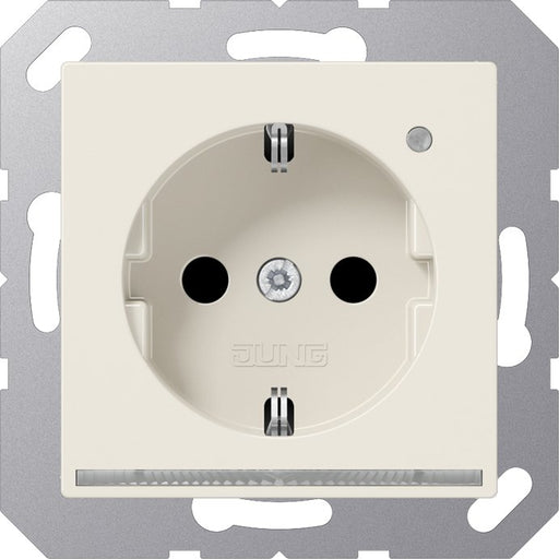 Jung - Steckdose SCHUKO-Steckdose 16A 250V A 1520-O LNW LED-Orient.licht ws