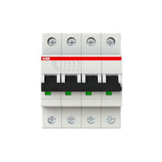 ABB Stotz S&J - Leitungsschutzschalter Sicherungsautomat S204-C10 6 kA, 10 A, 4P