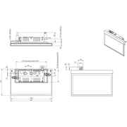 RP-Technik - Sicherheitsleuchte Rettungszeichenleuchte AMR403WL-AZ EB 3h, WL, anthr