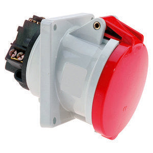 Bals Elektrotech - CEE-Anbausteckdose (IEC 60309) Anbausteckdose geneigt 63A 12408 5p 400V 6h IP44