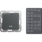 Gira - Bewegungsmelder-Sensor Sensotec + Fernbedienung 236628 System 55 Anthrazit