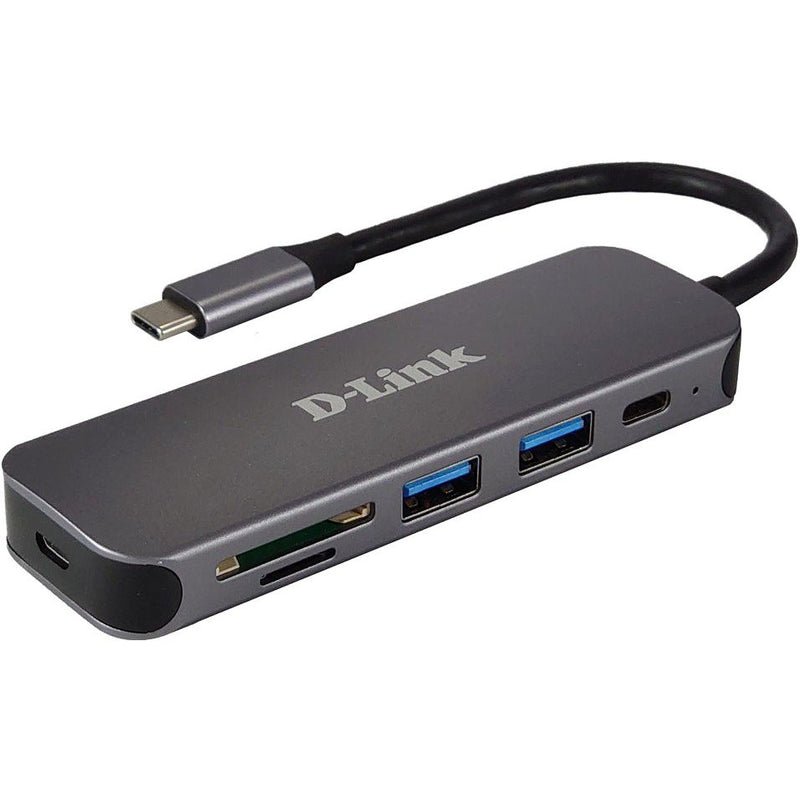 DLink - USB-Hub 5-in-1 USB-C Hub DUB-2325/E mit Card Reader