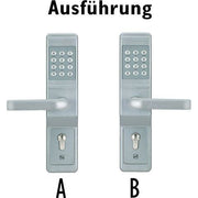 Assa Abloy effeff - Zutrittskontrollsystem Code Handle Ausführung B 492-08---11---7 VK 8mm