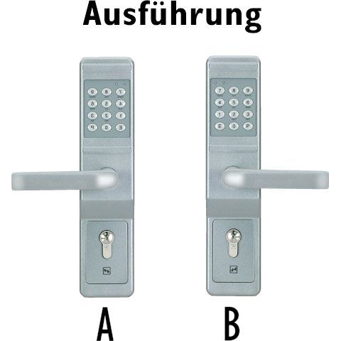 Assa Abloy effeff - Zutrittskontrollsystem Code Handle Ausführung B 492-08---11---7 VK 8mm