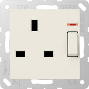 Jung - Steckdose Abschaltbare Steckdose ws A 3171 KO 13A 250V 2-pol.u.E