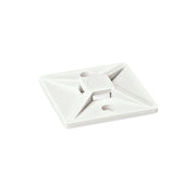 HellermannTyton - Befestigungssockel und -element für Kabelbinder Befestigungssockel MB4 PA66 WH 100 28x28mm − 100 Stück