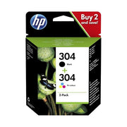 HP - Verbrauchsmaterial für Telefax/Drucker/MFC Tinten Kombipack 304 schwarz/color