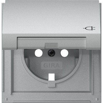 Gira - Zubehör/Ersatzteile für Installationsschalterprogramme Abd. SCHUKO-Steckd. KD 492265 Gira TX_44 F Alu
