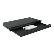 Televes - Patchpanel Kupfer Frontblende 19" UFB24SC-A 1U 24SC m.Ablagefach