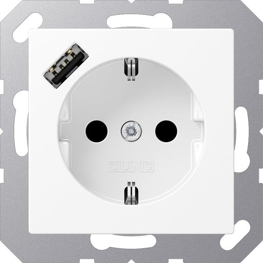 Jung - Steckdose SCHUKO Steckdose A 1520-18 A WWM mit USB Typ A