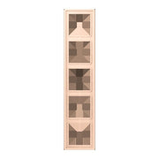 Jung - Abdeckrahmen Rahmen 5-fach LC 985 228 rose pale