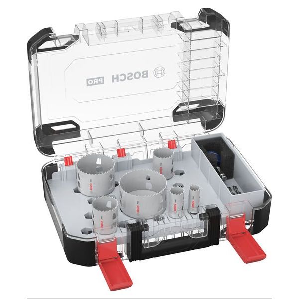 Bosch Power Tools - Werkzeugset PRO Multi Material PC Plus 2608594424VE(9) Lochsägen-Set 19-83  − 1 Packung