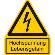 Schnürle - Kennzeichnungsmaterial Warnschild H521F1 VE2