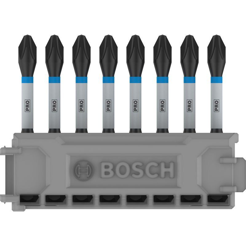 Bosch - Bit-Set PRO Phillips Impact Bit, 2608522330 PH2, 55 mm, 8-tlg
