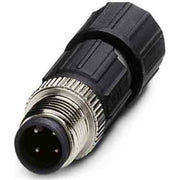 Phoenix Contact - Rundsteckverbinder, feldkonfektionierbar (Industriesteckverbinder) Sensor-Aktor-Stecker SACCM12MS-4QO-0,34-M 4p.,M12-Stecker,ger