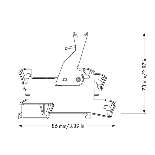 WAGO - Schaltrelais Relaismodul 788-390 DC 24 V,2 Wechsler