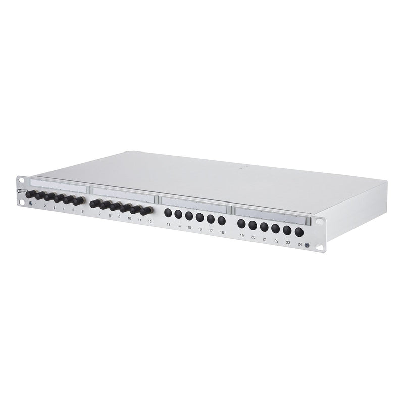 Metz Connect - Patchpanel LWL LWL-Patchfeld OpDAT PF 1502050112-E 12xST OM3 bestückt