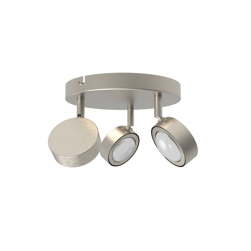 LIGHTME - Decken-/Wandleuchte LED-Deckenleuchte GX53 LM85822 827, nickel