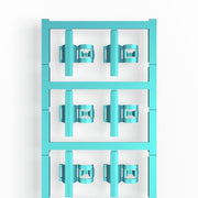 Weidmüller - Kabelmarkierungssystem Leitermarkierer SFC 3/30 MC NE BL 30x12,5mm,blau − 60 Stück