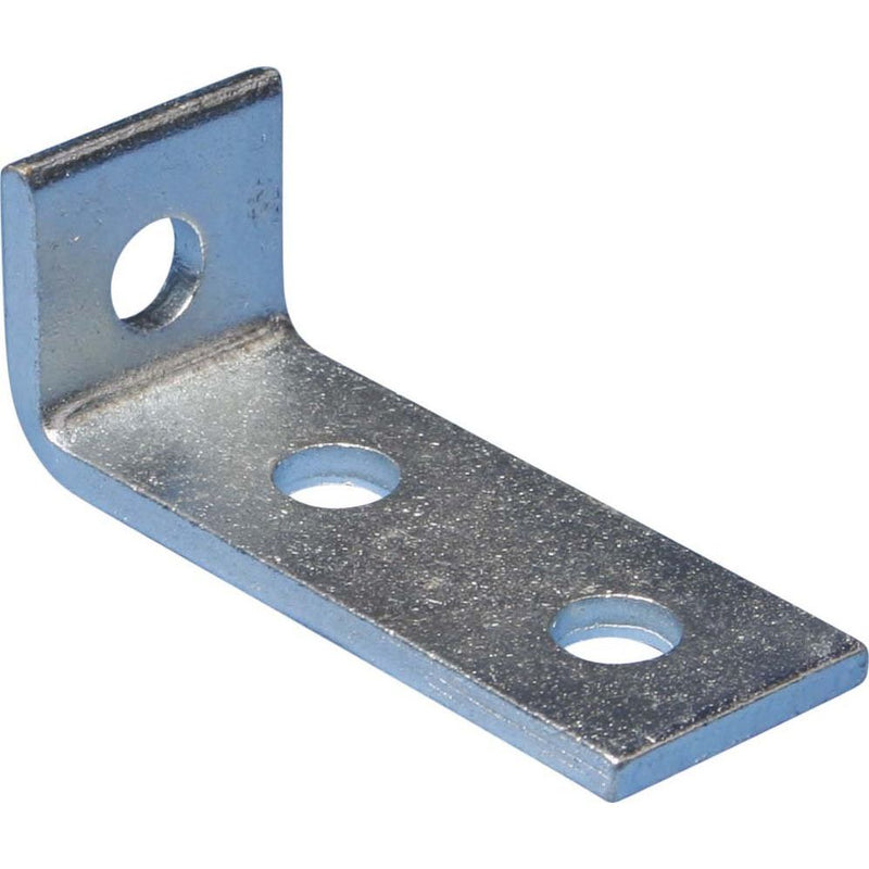 Erico - Verbinder für Stiel/Profilschiene Montagewinkel ZWA203 90-Grad, 3 Löcher − 10 Stück