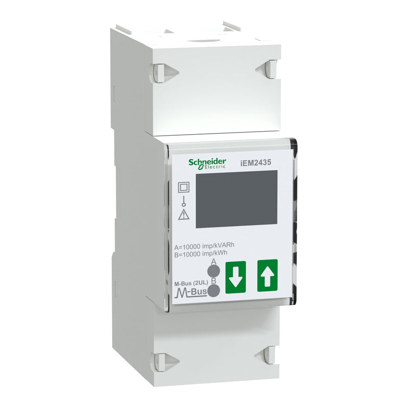 Schneider Electric - Elektrizitätszähler Energiezähler A9MEM2435 1P+N 100A M-Bus MID