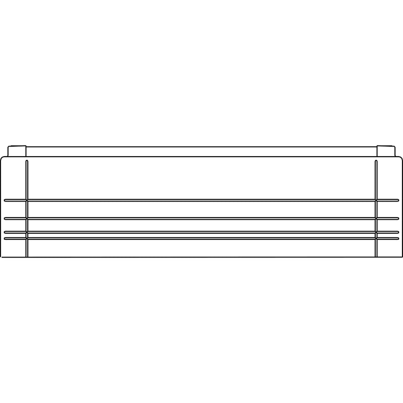 Elsta Mosdorfer - Sockel/Sockelelement (Schaltschrank) Sockelverlängerung SV6 1412.1 250/320 RAL 7035