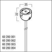 Zumtobel Group - Mechanisches Zubehör/Ersatzteile für Leuchten Seilabhängung DRAHTSEILAB#60280063 1,8x5000 WH