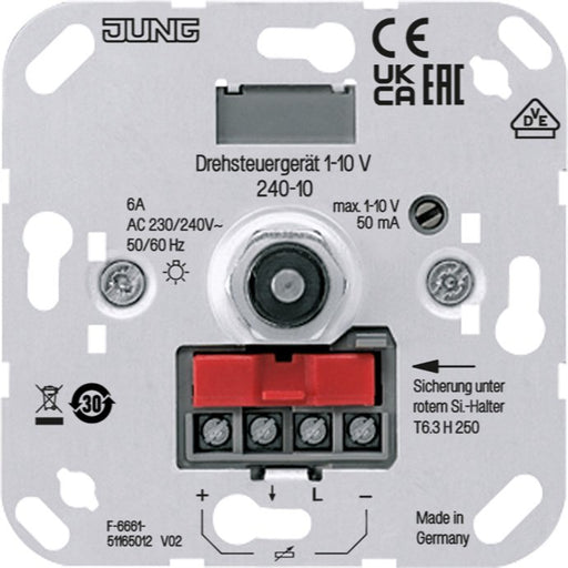 Jung - Steuergerät für Lichtregelsystem Elek.Potentiometer 240-10 für EVGs/Trafos