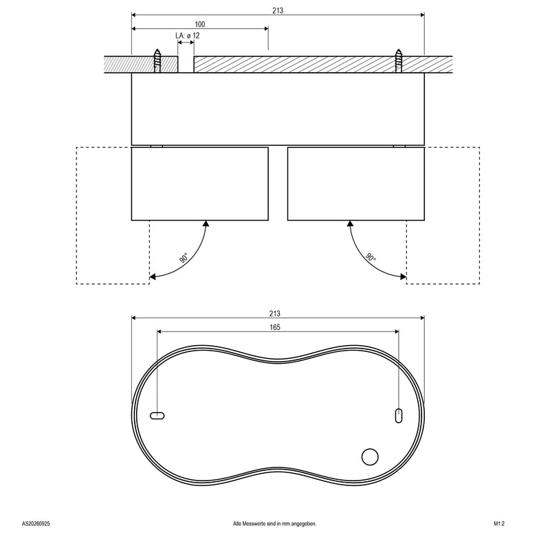EVN Lichttechnik - Downlight/Strahler/Flutlicht Wand-u.Deckenleuchte AS20260925