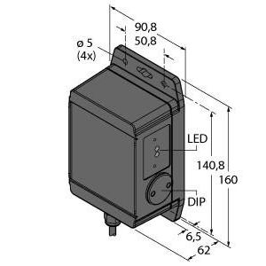 Turck - Füllstand-/Niveauüberwachungsgerät Radarsensor Q120RA-EU-AF2
