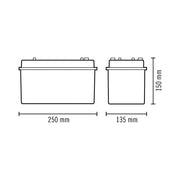 ESYLUX - Sicherheitsleuchte LED-Rettungszeichenleuchte SLBEL LED 8h 21m SM 8h, 21m