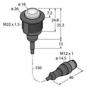 Turck - Optisches/Akustisches Signalgerät Kennleuchte S22L2SRGB7QP