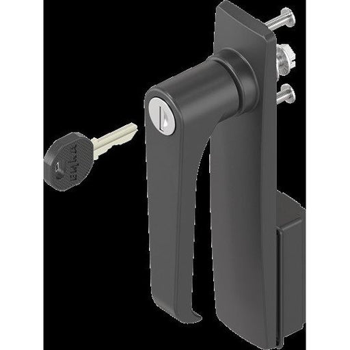 Striebel&amp;John - Schließsystem für Schaltschranksysteme Klinkengriff + Schild TZ503 mit Schloss − 1 Stück by Striebel&amp;John
