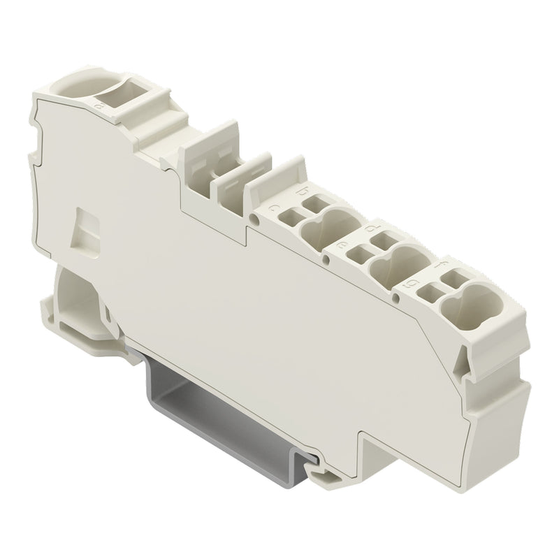 WAGO - Durchgangs-Reihenklemme Verteilerklemme 2006-8039 1x6mm²/6x1,5mm²,lgr − 12 Stück
