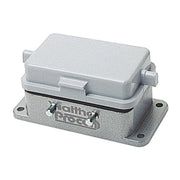 Walther Werke - Gehäuse für Rechtecksteckverbinder Anbaugehäuse B10 714210AL 29mm QVN m.Klappdeck